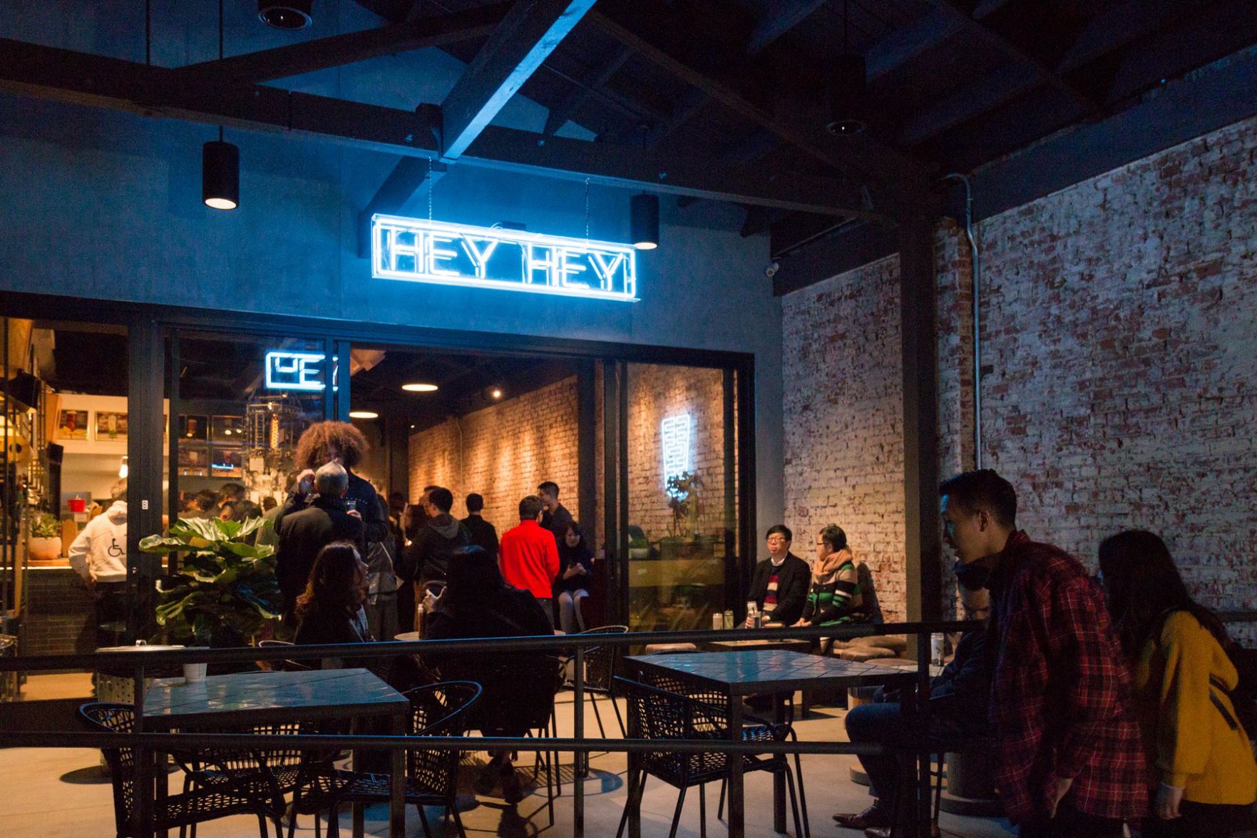 Patio of Hey Hey in Echo Park